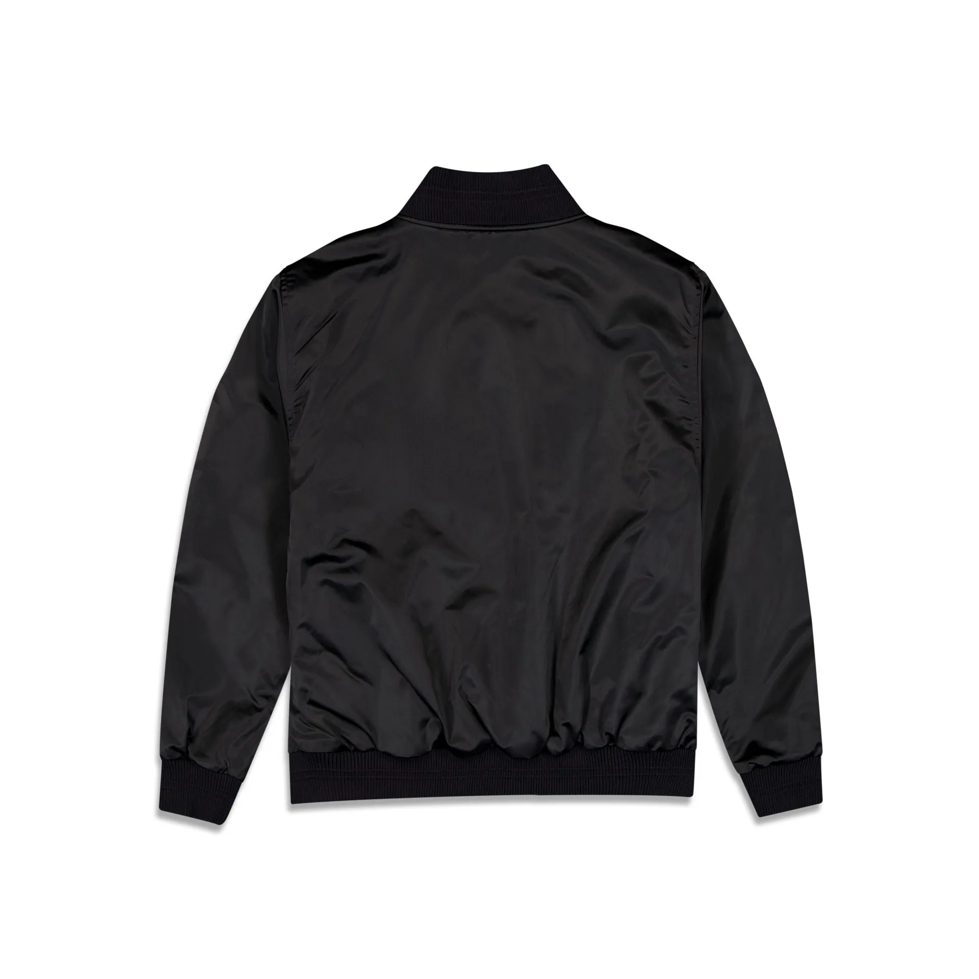 New Era Cap Essential Black Satin Bomber Jacket sold by New Era product image thumbnail 3
