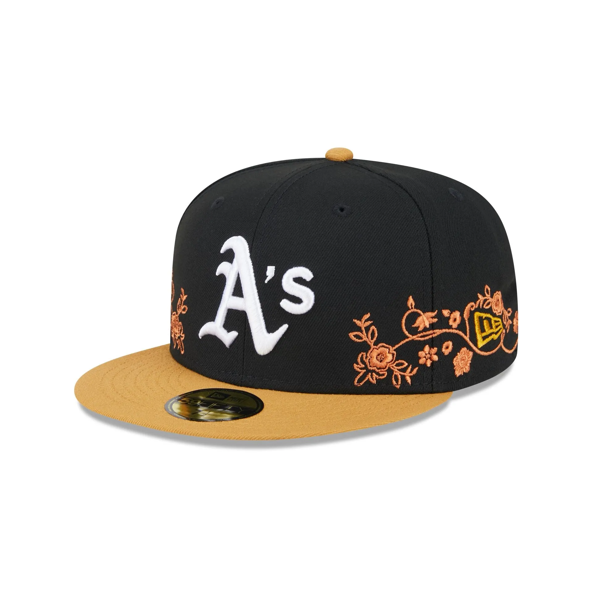 Oakland Athletics Floral Vine 59FIFTY Fitted Hat sold by New Era