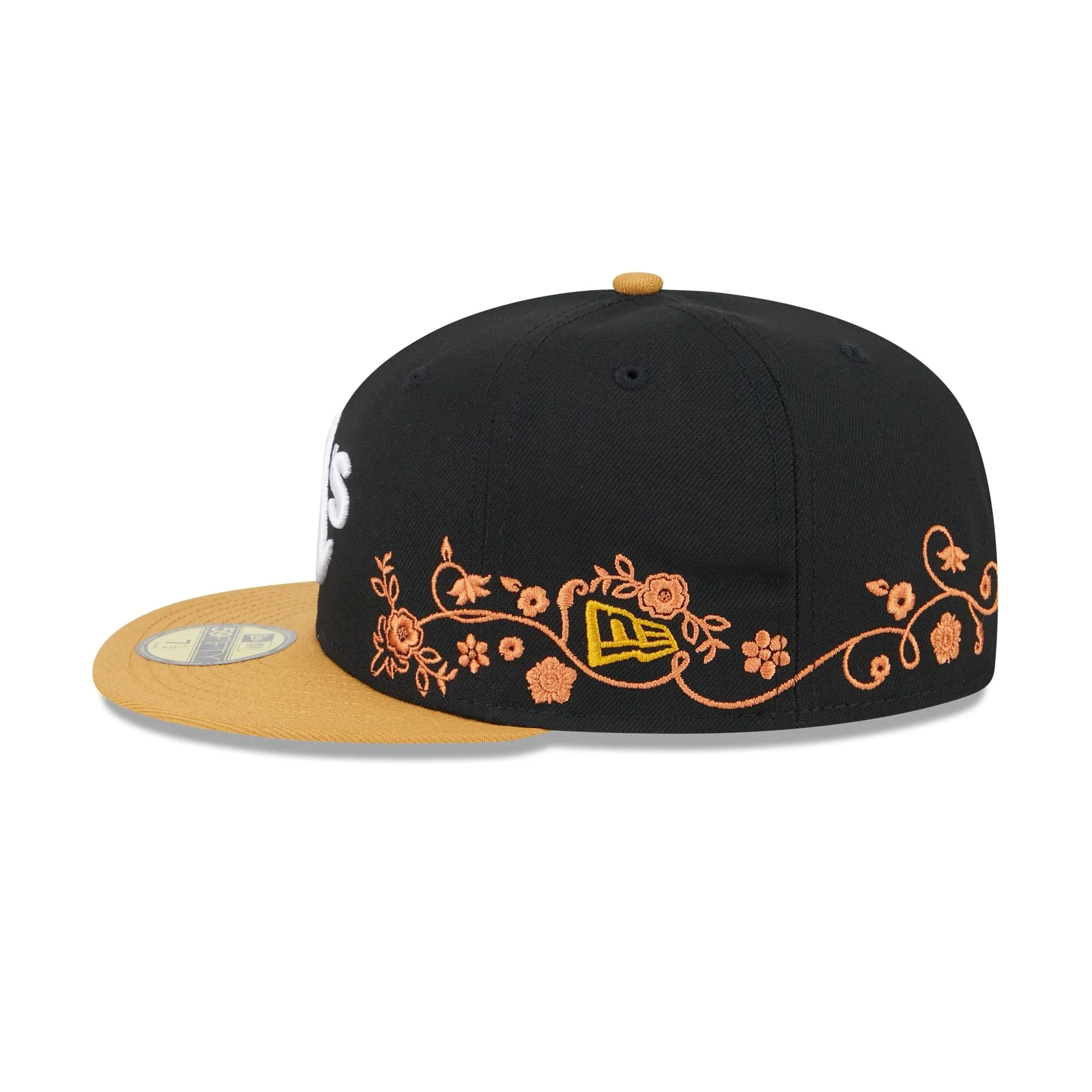 Oakland Athletics Floral Vine 59FIFTY Fitted Hat sold by New Era product image thumbnail 4