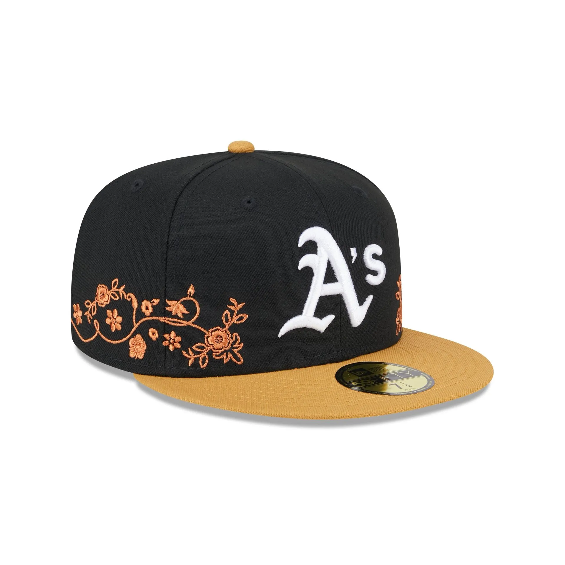 Oakland Athletics Floral Vine 59FIFTY Fitted Hat sold by New Era product image thumbnail 3