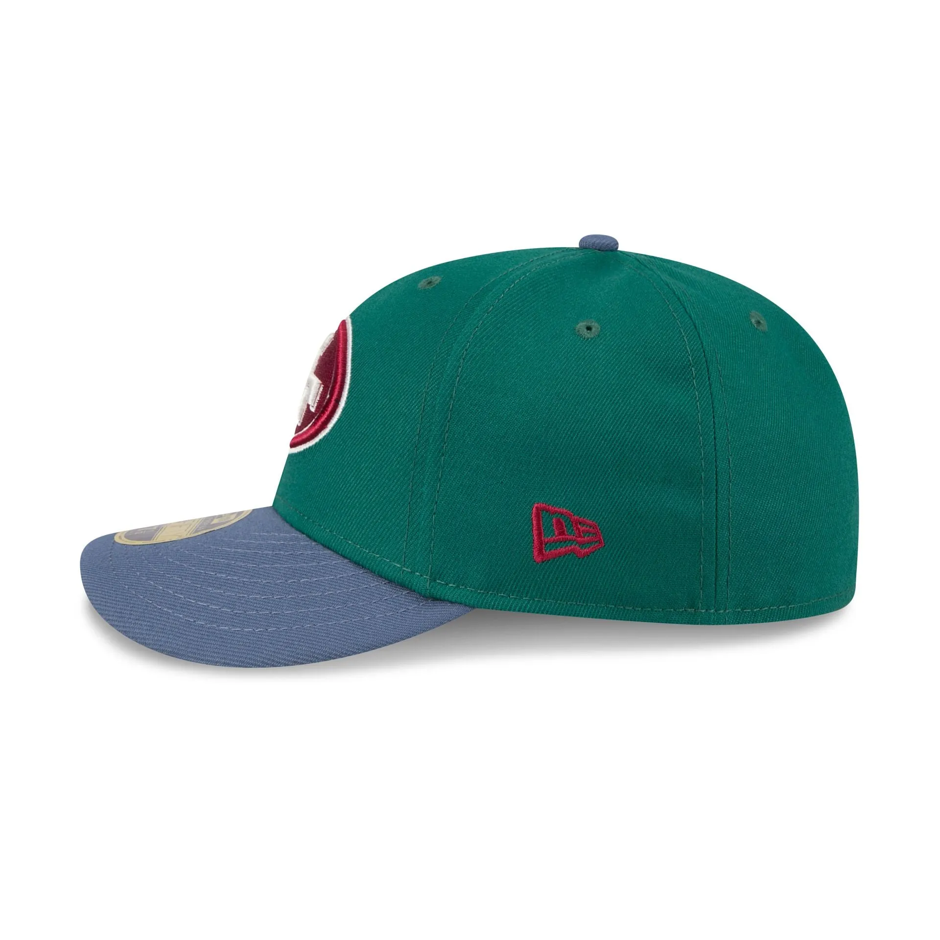 San Francisco 49ers Green Gemstone Low Profile 59FIFTY Fitted Hat sold by New Era product image thumbnail 5