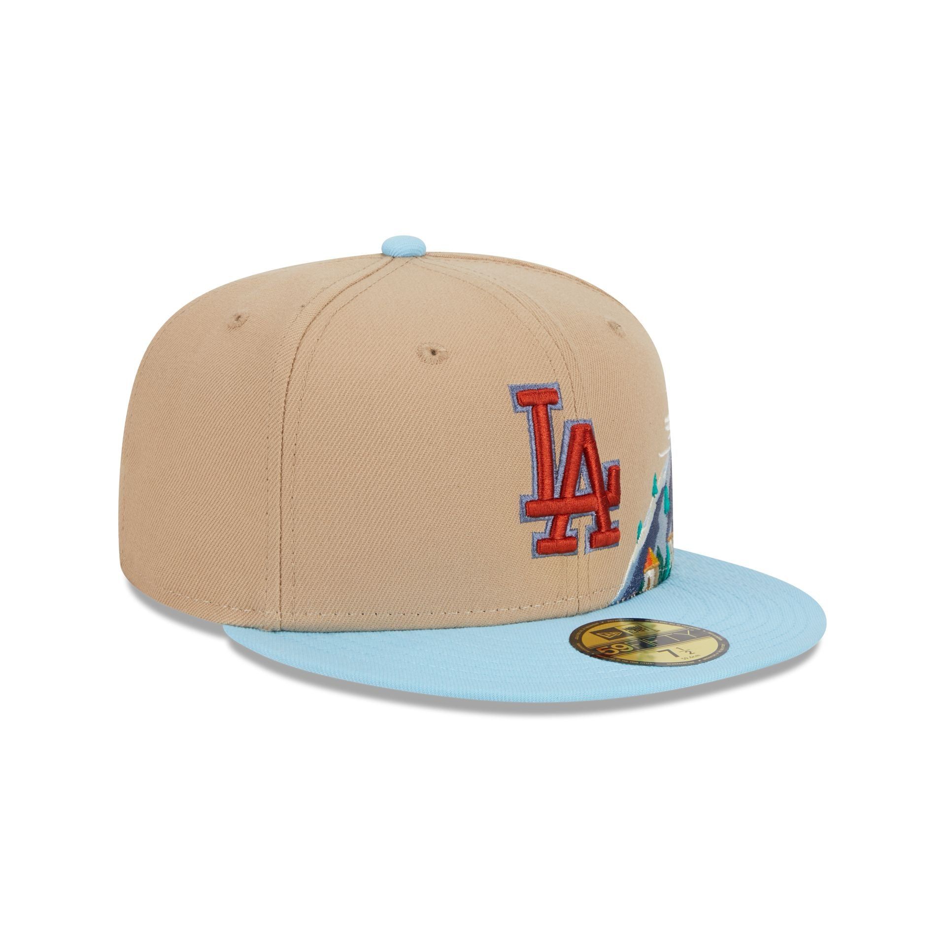 Los Angeles Dodgers Snowcapped 59FIFTY Fitted Hat sold by New Era product image thumbnail 3