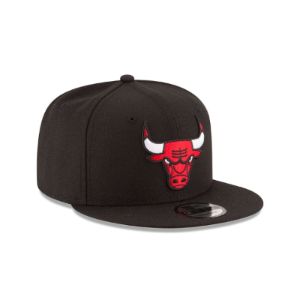 Chicago Bulls Black 9FIFTY Snapback Hat sold by New Era