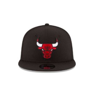 Chicago Bulls Black 9FIFTY Snapback Hat sold by New Era