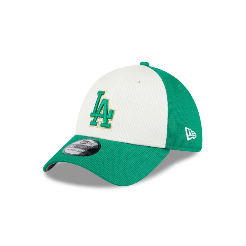 Los Angeles Dodgers St. Patrick's Day 2024 39THIRTY Stretch Fit Hat made by New Era