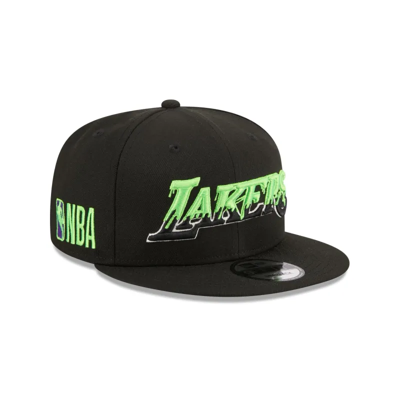 Los Angeles Lakers Slime Drip 9FIFTY Snapback Hat sold by New Era