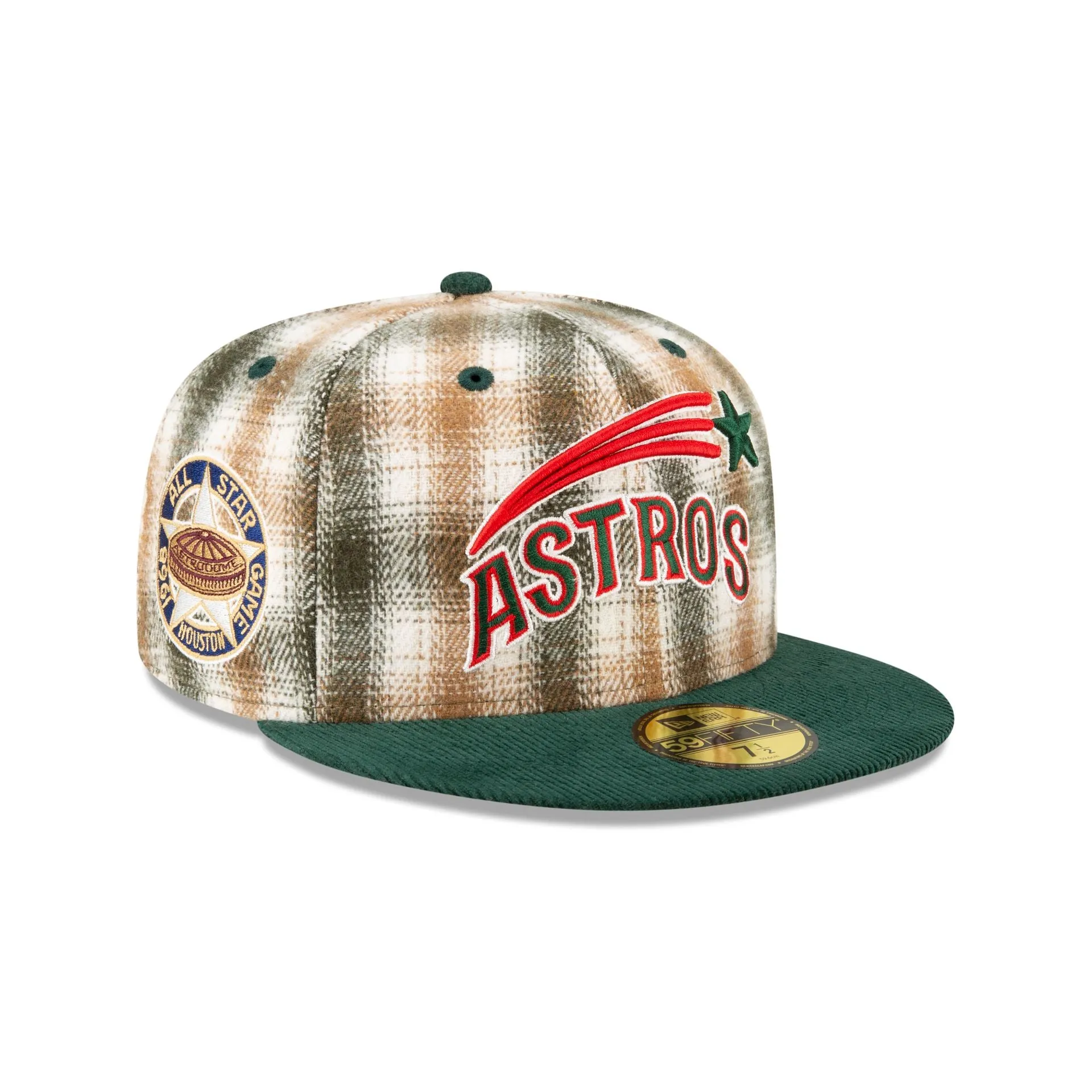 Just Caps Plaid Houston Astros 59FIFTY Fitted Hat sold by New Era