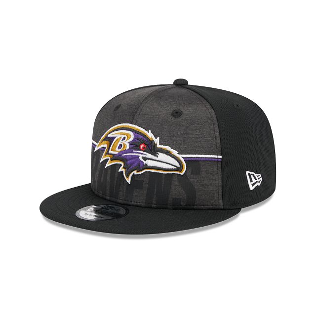 Baltimore Ravens 2023 Training 9FIFTY Snapback Hat sold by New Era