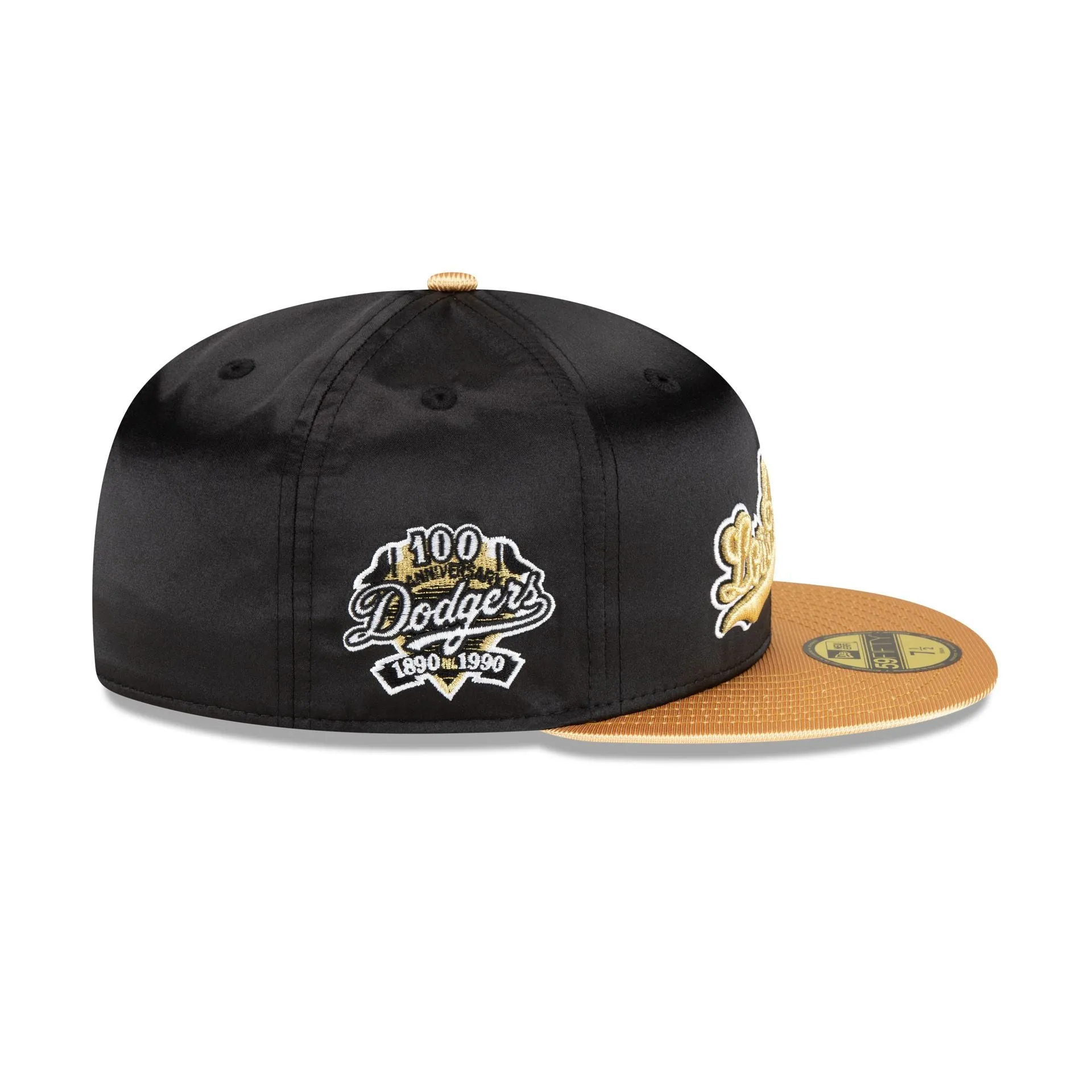 Los Angeles Dodgers Metallic Gold 59FIFTY Fitted Hat sold by New Era product image thumbnail 4