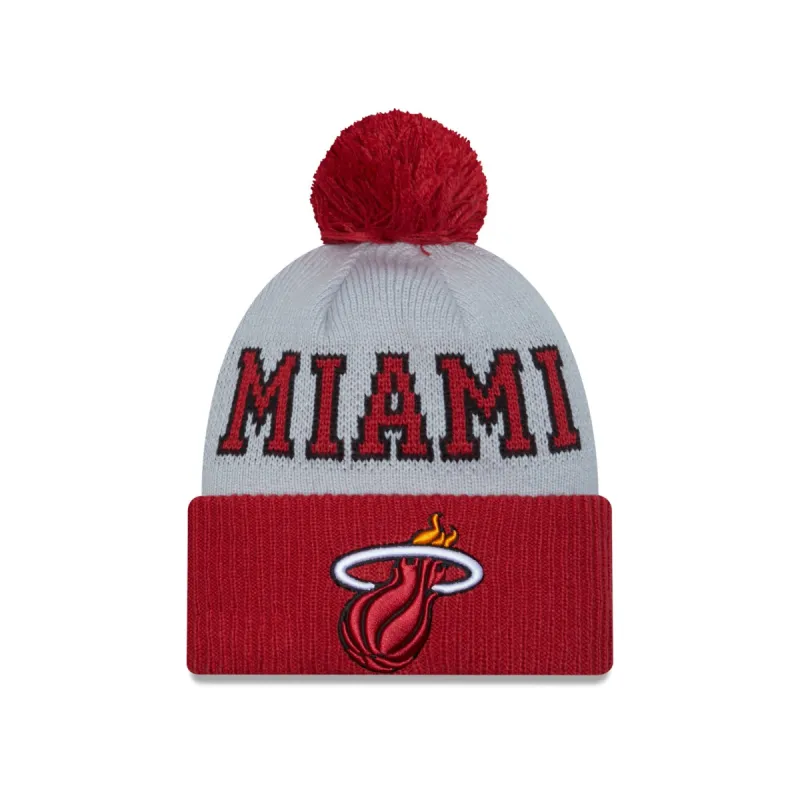 Miami Heat 2023 Tip-Off Pom Knit Hat sold by New Era