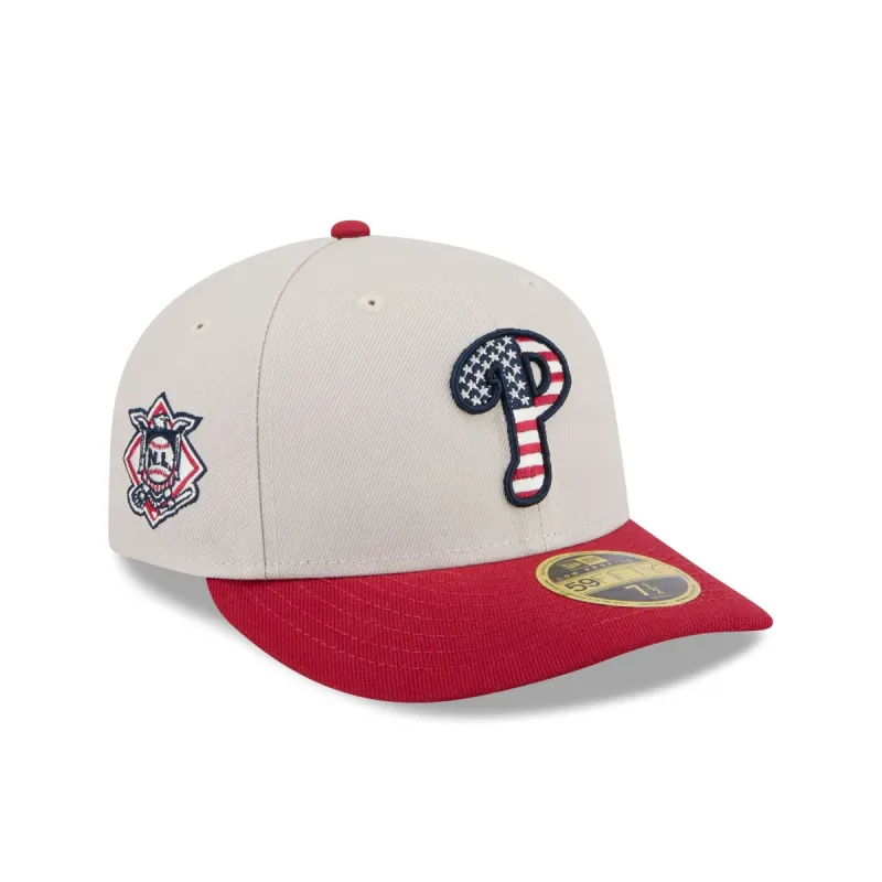 Philadelphia Phillies Independence Day 2024 Low Profile 59FIFTY Fitted Hat sold by New Era