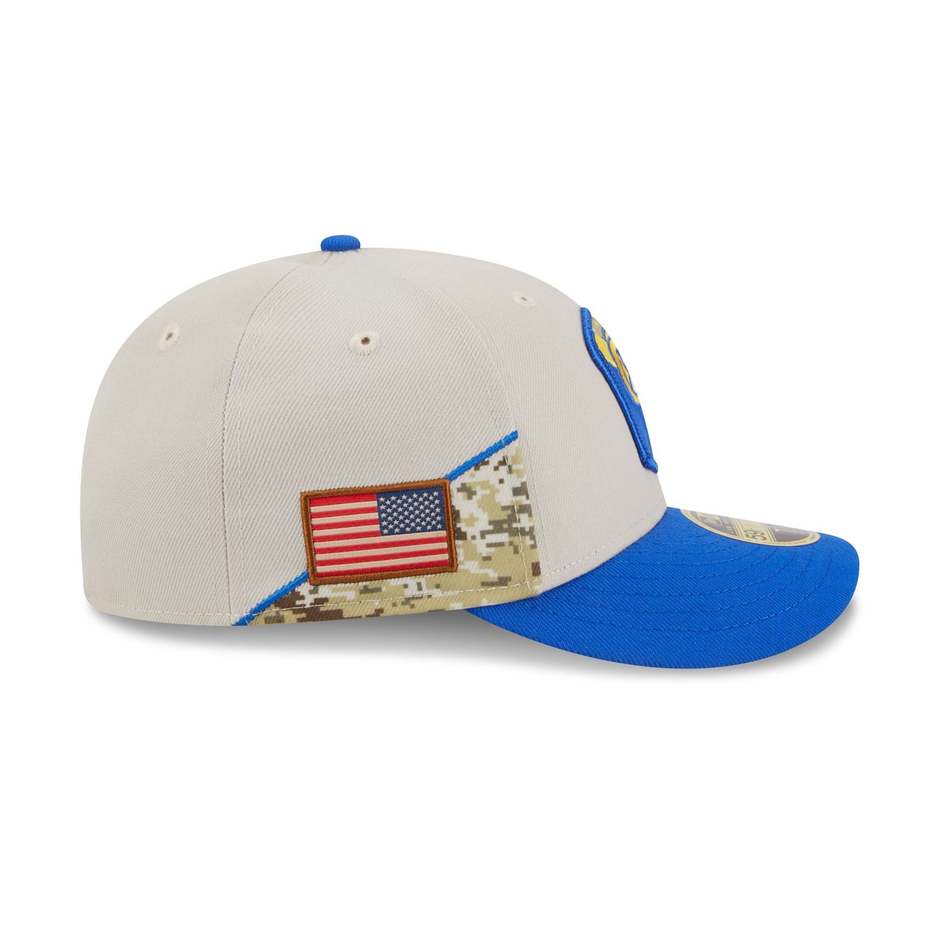 Los Angeles Rams 2023 Salute to Service Low Profile 59FIFTY Fitted Hat sold by New Era product image thumbnail 4