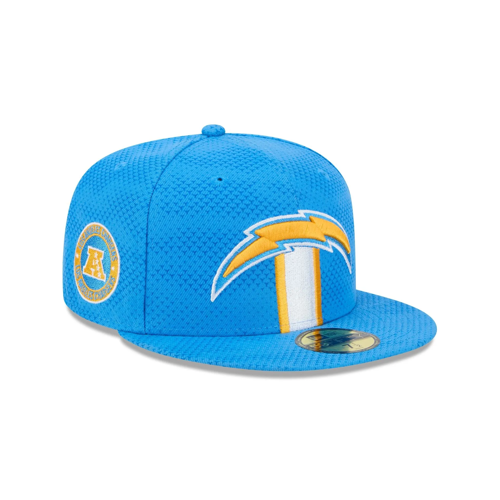 Los Angeles Chargers 2024 Sideline 59FIFTY Fitted Hat sold by New Era