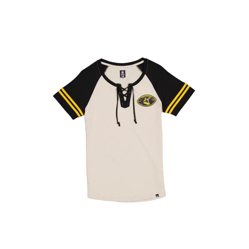 Pittsburgh Steelers 3rd Down Historic Women's T-Shirt sold by New Era