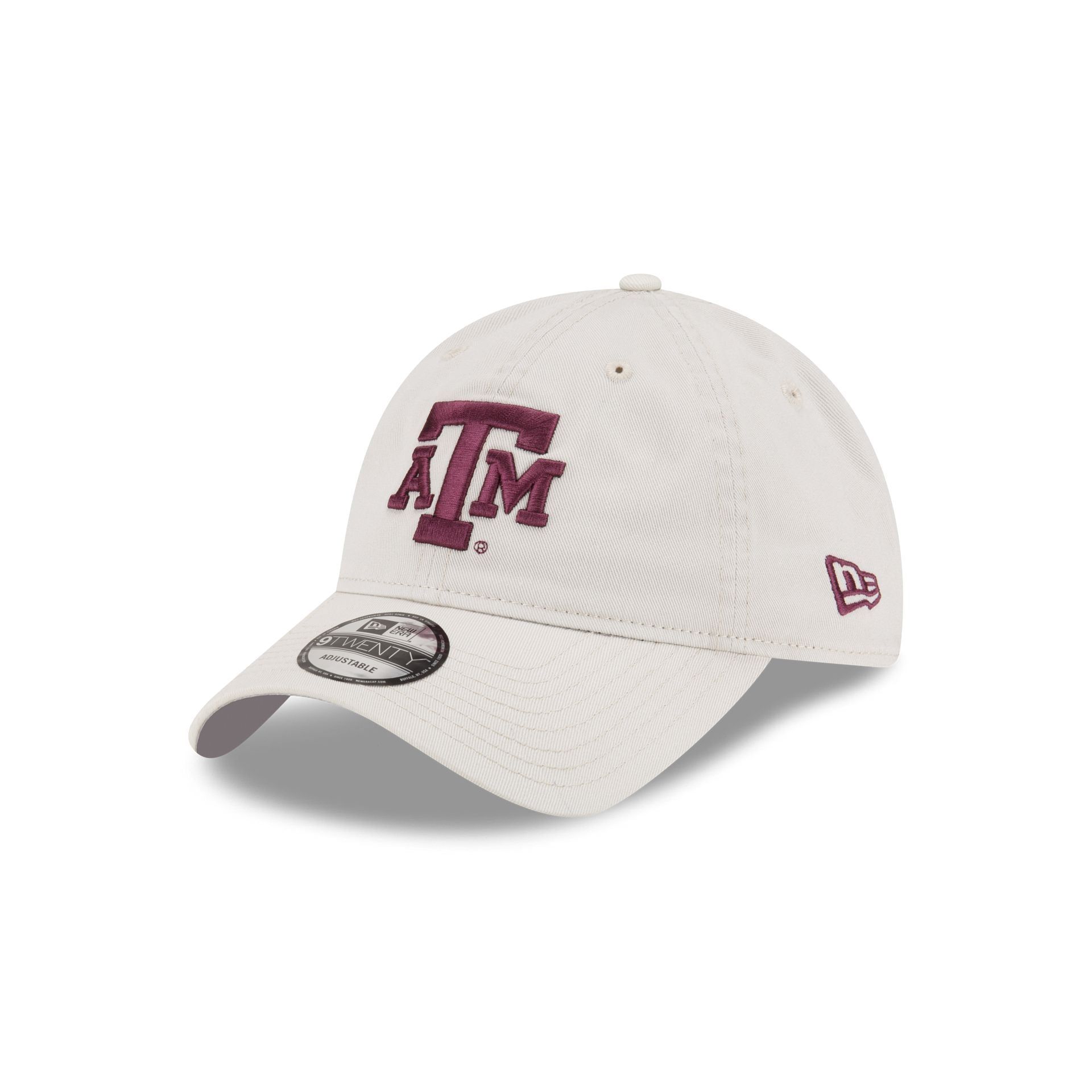 Texas A&M Aggies White 9TWENTY Adjustable Hat sold by New Era