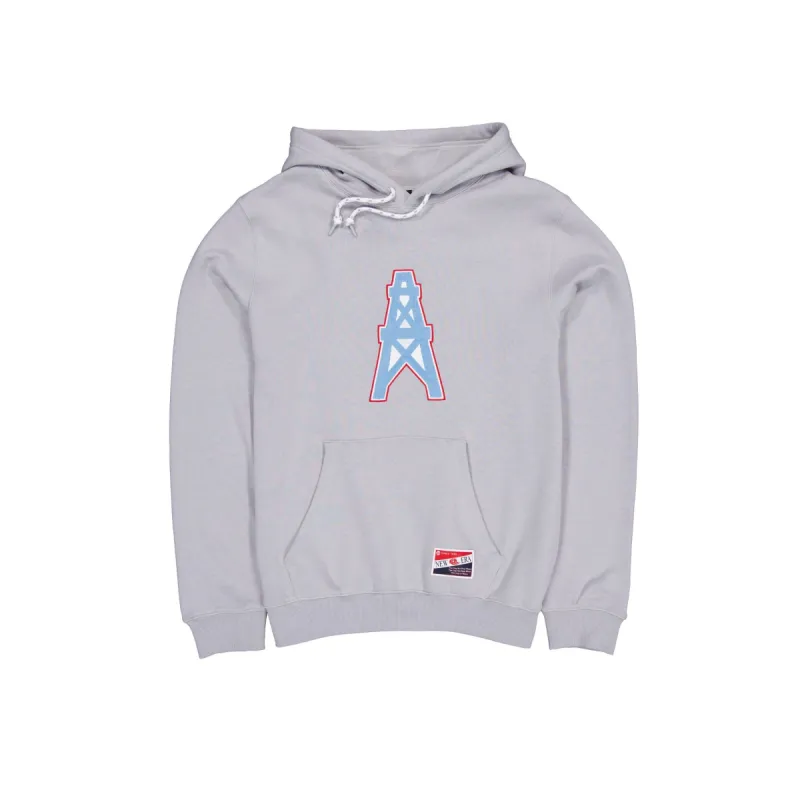 Oilers Throwback Gray Hoodie sold by New Era