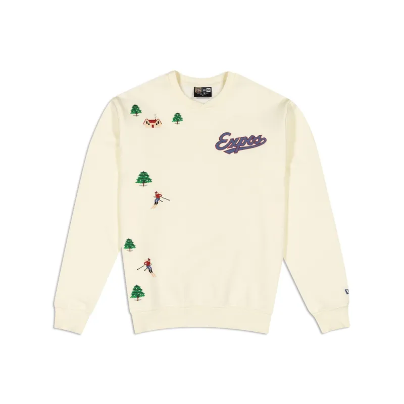 Montreal Expos Snowbound Crewneck sold by New Era