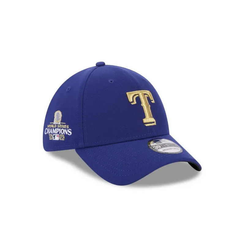 Texas Rangers Gold Collection 39THIRTY Stretch Fit Hat sold by New Era