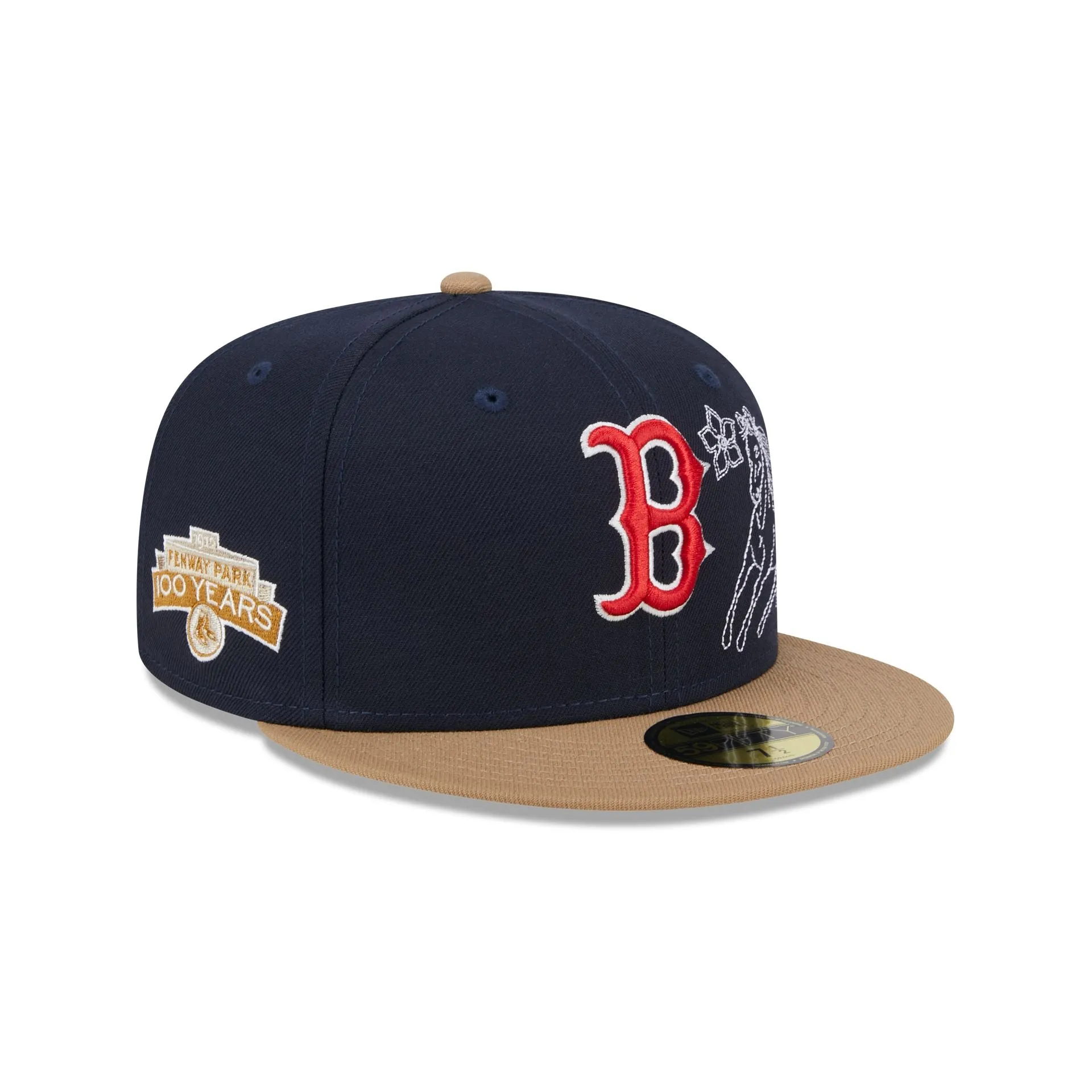 Boston Red Sox Western Khaki 59FIFTY Fitted Hat sold by New Era