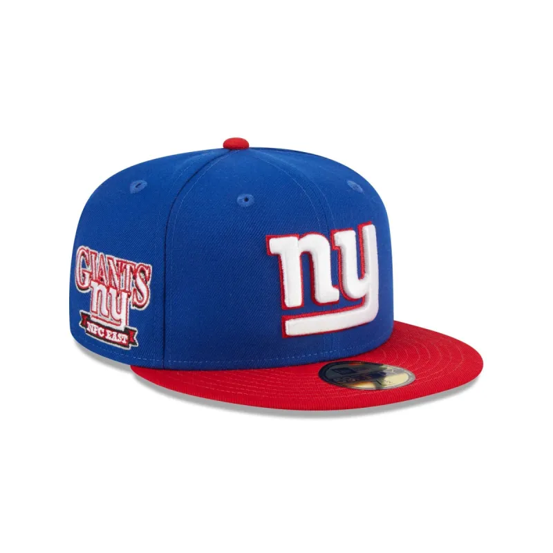 New York Giants Throwback Hidden 59FIFTY Fitted Hat sold by New Era
