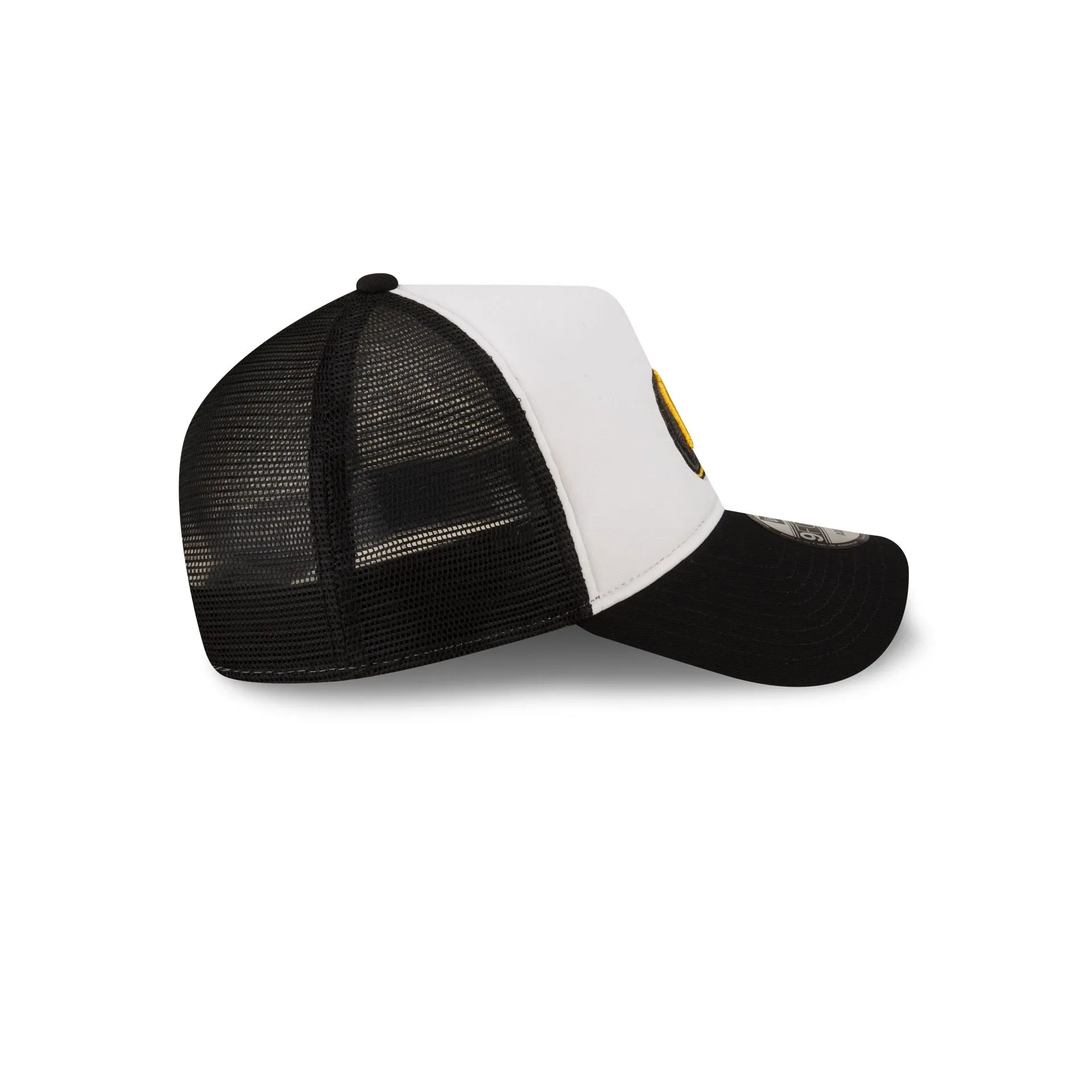 Pittsburgh Pirates White Crown 9FORTY A-Frame Trucker Hat sold by New Era product image thumbnail 5