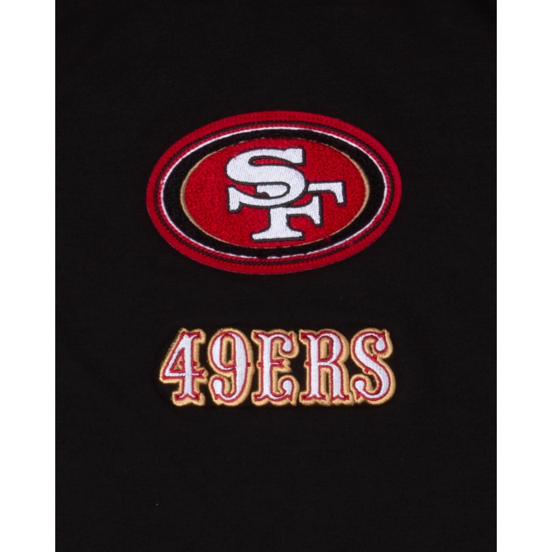 San Francisco 49ers Logo Select Black Hoodie sold by New Era product image thumbnail 4