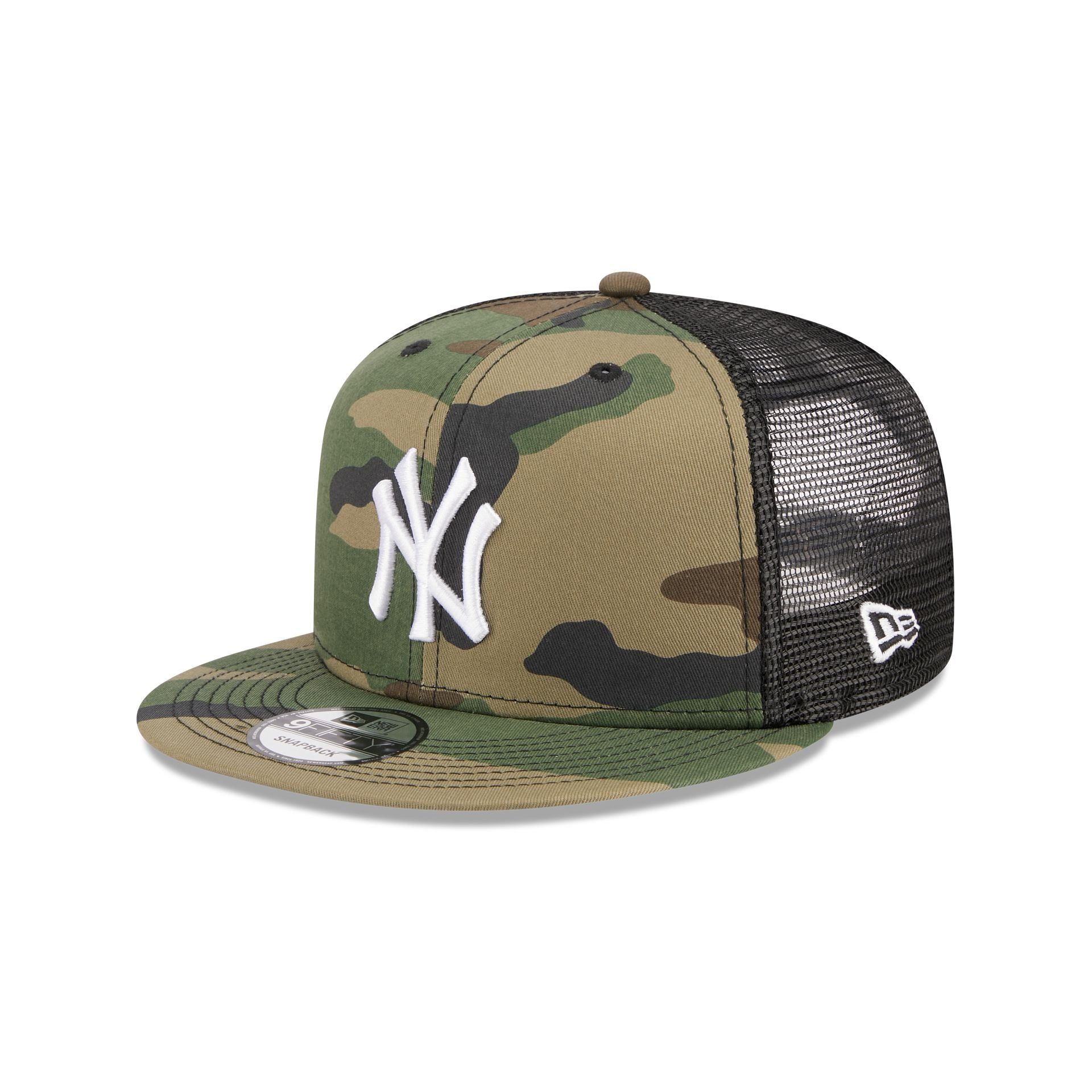 New York Yankees Camo 9FIFTY Trucker Snapback Hat sold by New Era