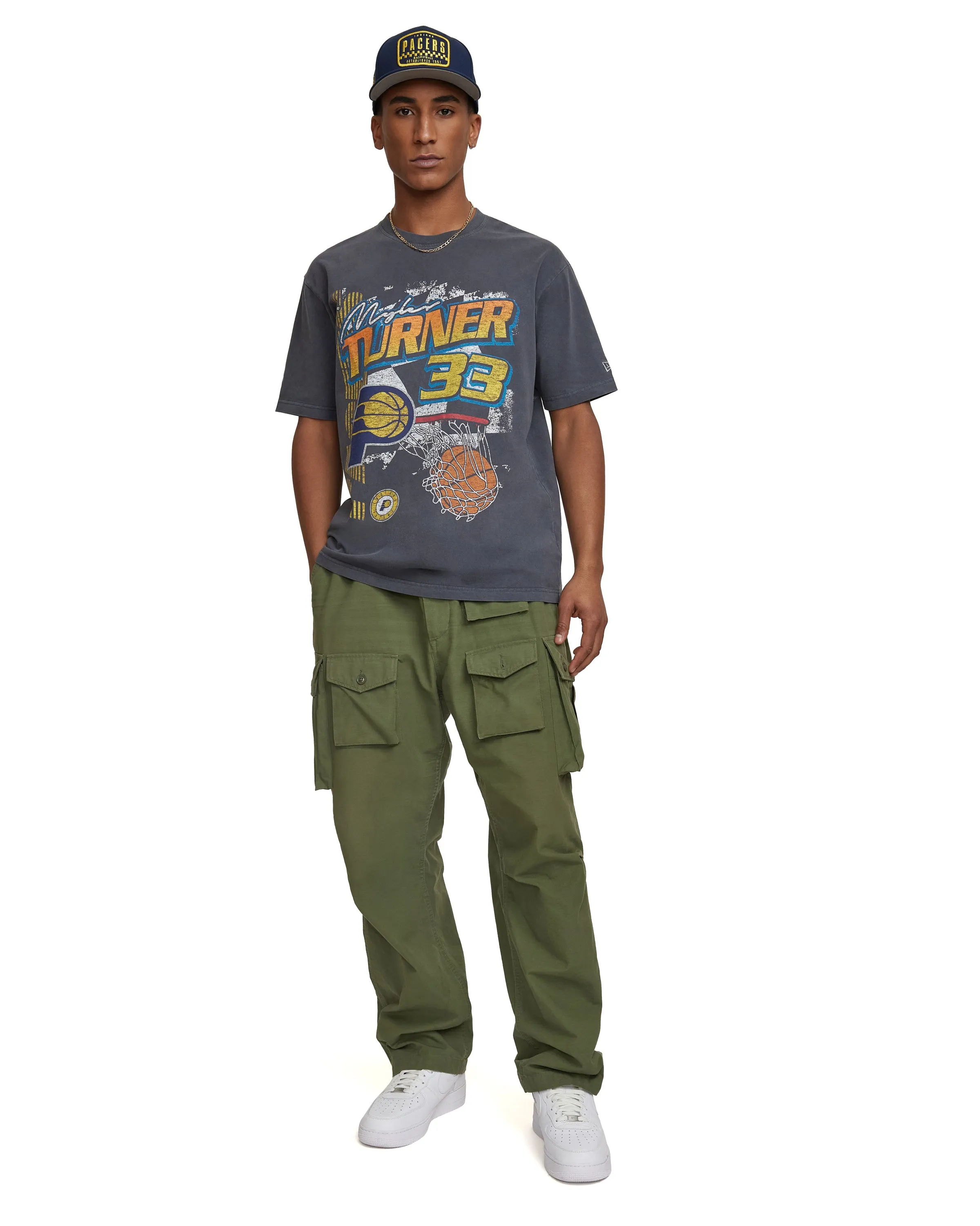 Indiana Pacers 2024 Rally Drive Myles Turner T-Shirt sold by New Era product image thumbnail 4