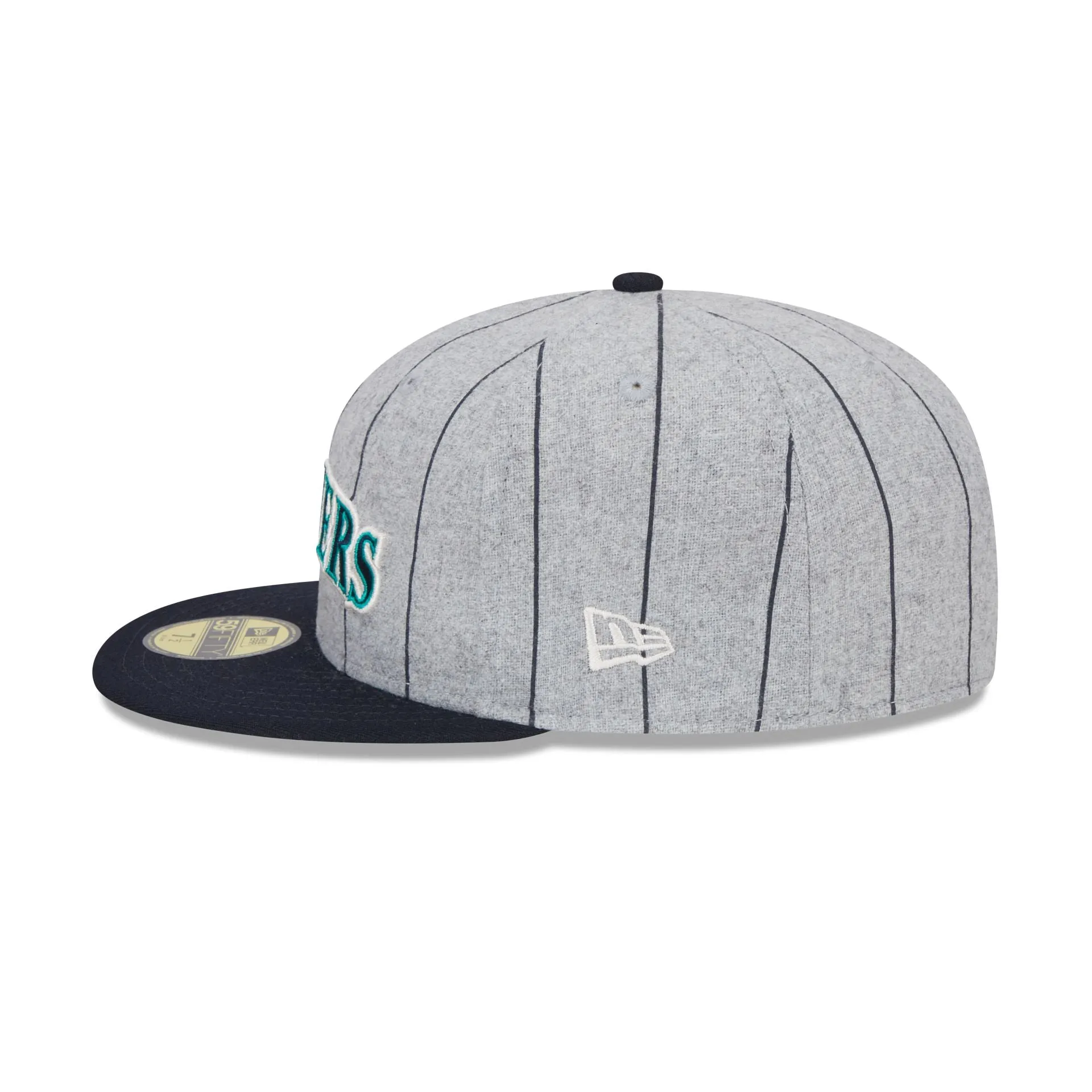 Seattle Mariners Heather Pinstripe 59FIFTY Fitted Hat sold by New Era product image thumbnail 4