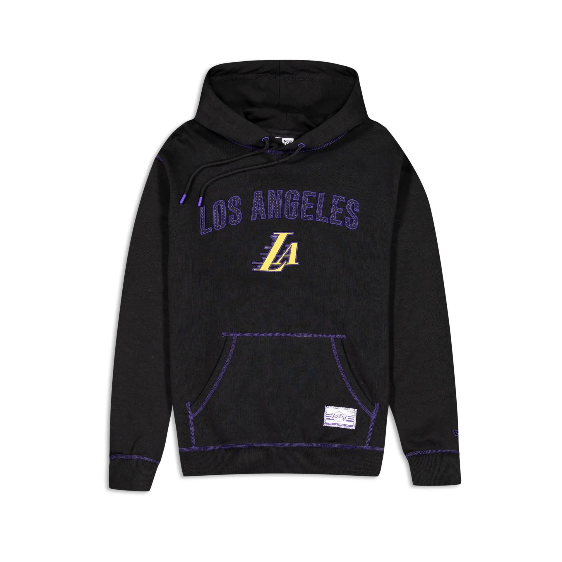Los Angeles Lakers 2023 City Edition Black Hoodie sold by New Era