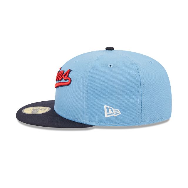 Minnesota Twins Powder Blues 59FIFTY Fitted Hat sold by New Era product image thumbnail 5