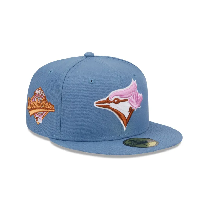 Toronto Blue Jays Color Pack Faded Blue 59FIFTY Fitted Hat sold by New Era
