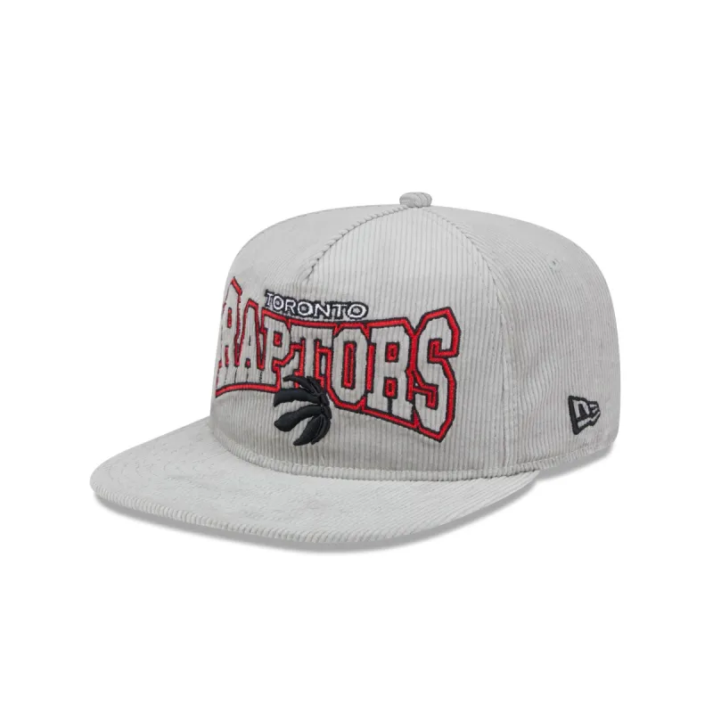 Toronto Raptors Gray Cord Golfer Hat sold by New Era