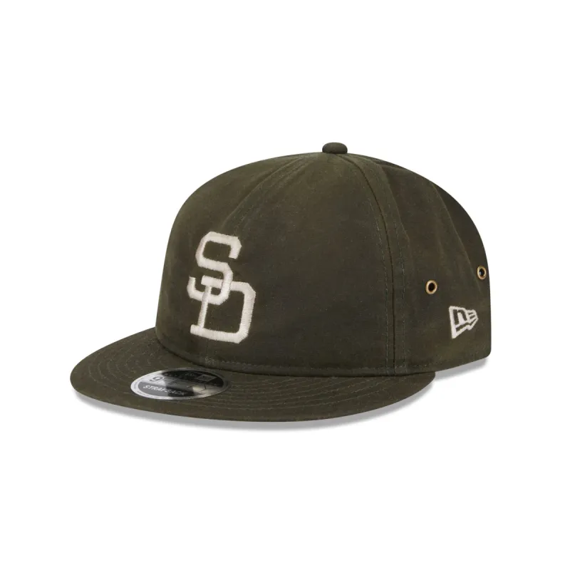 San Diego Padres Rifle Green Retro Crown 9FIFTY Adjustable Hat sold by New Era