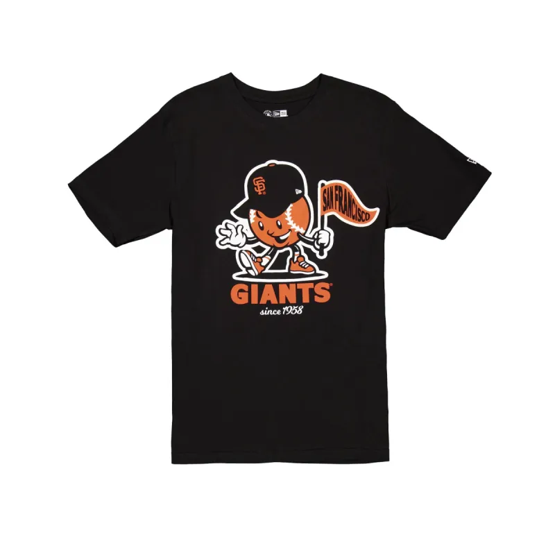 San Francisco Giants Court Sport Black T-Shirt sold by New Era