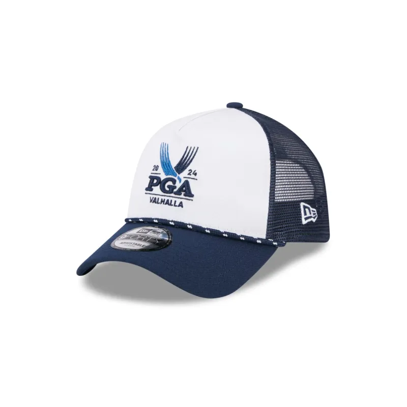 2024 PGA Championship Valhalla 9FORTY A-Frame Trucker Hat sold by New Era