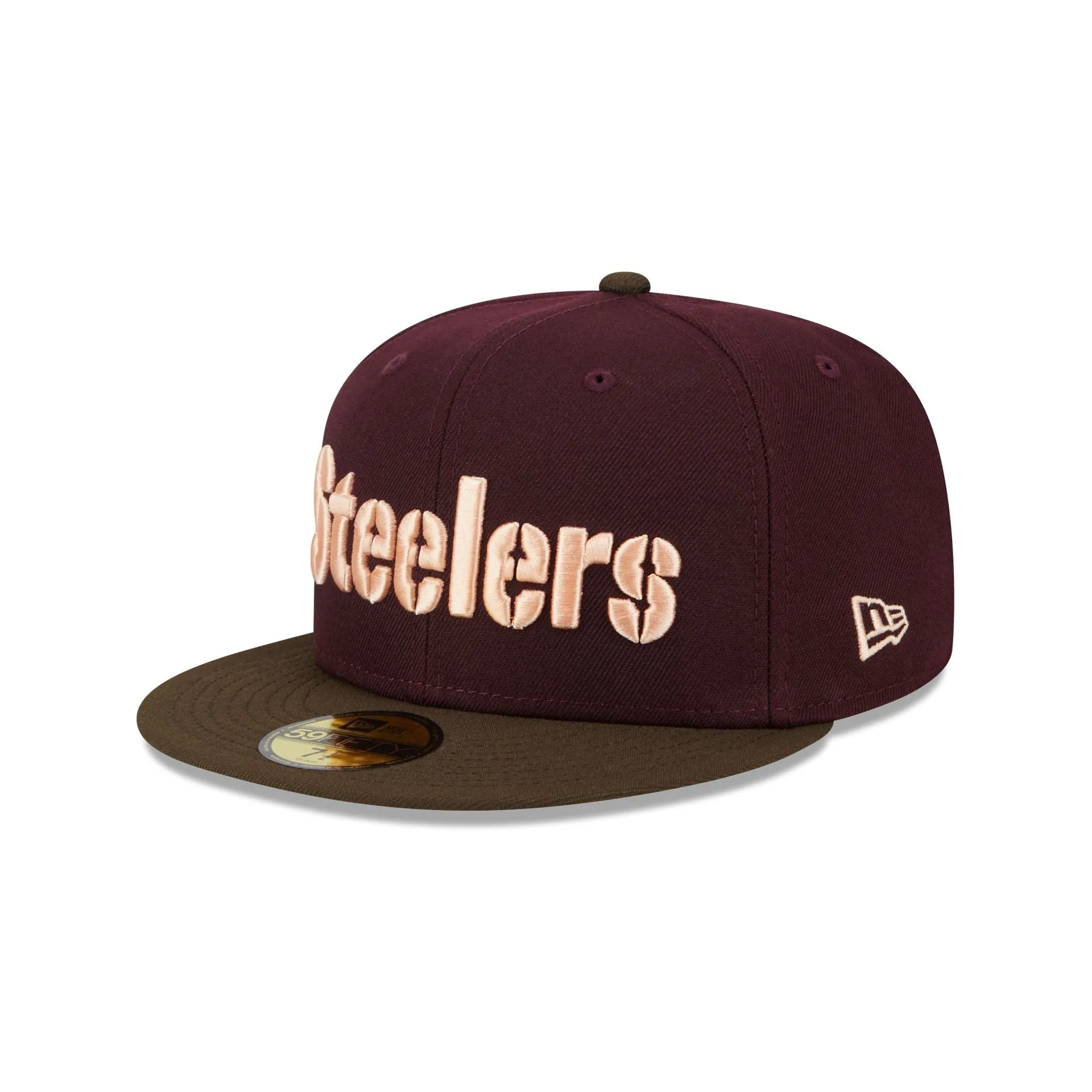 Pittsburgh Steelers Berry Chocolate 59FIFTY Fitted Hat sold by New Era product image thumbnail 3