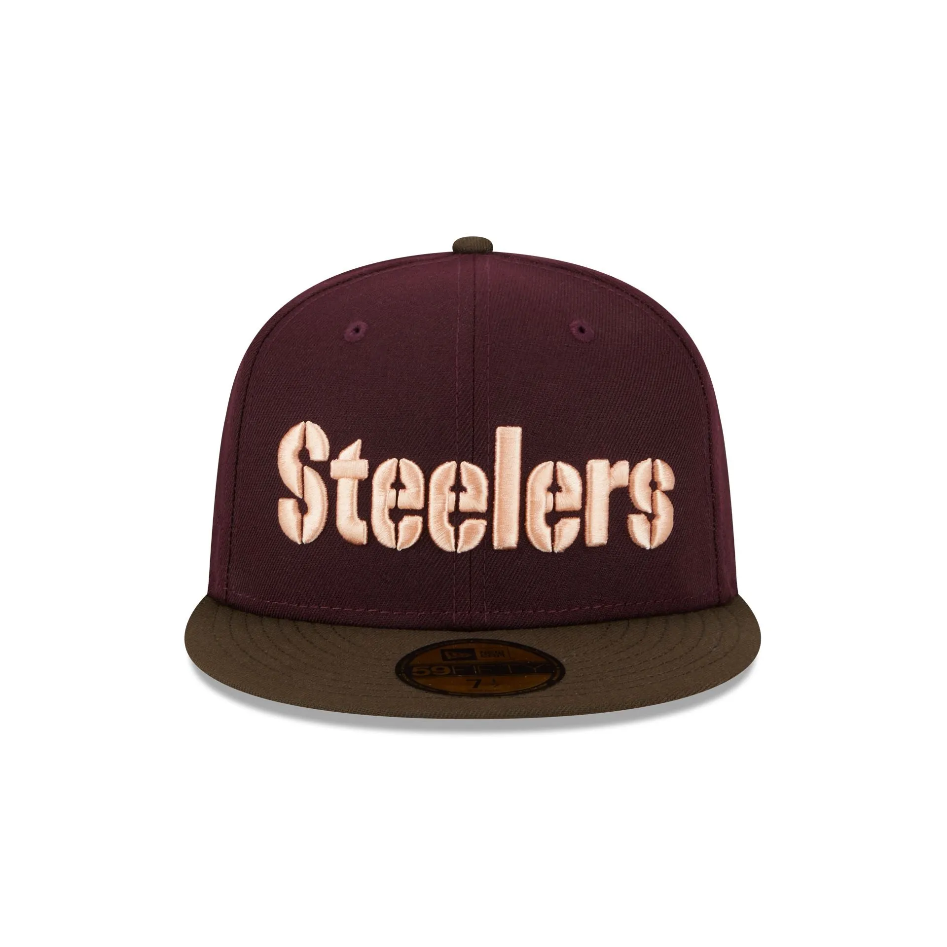 Pittsburgh Steelers Berry Chocolate 59FIFTY Fitted Hat sold by New Era product image thumbnail 2