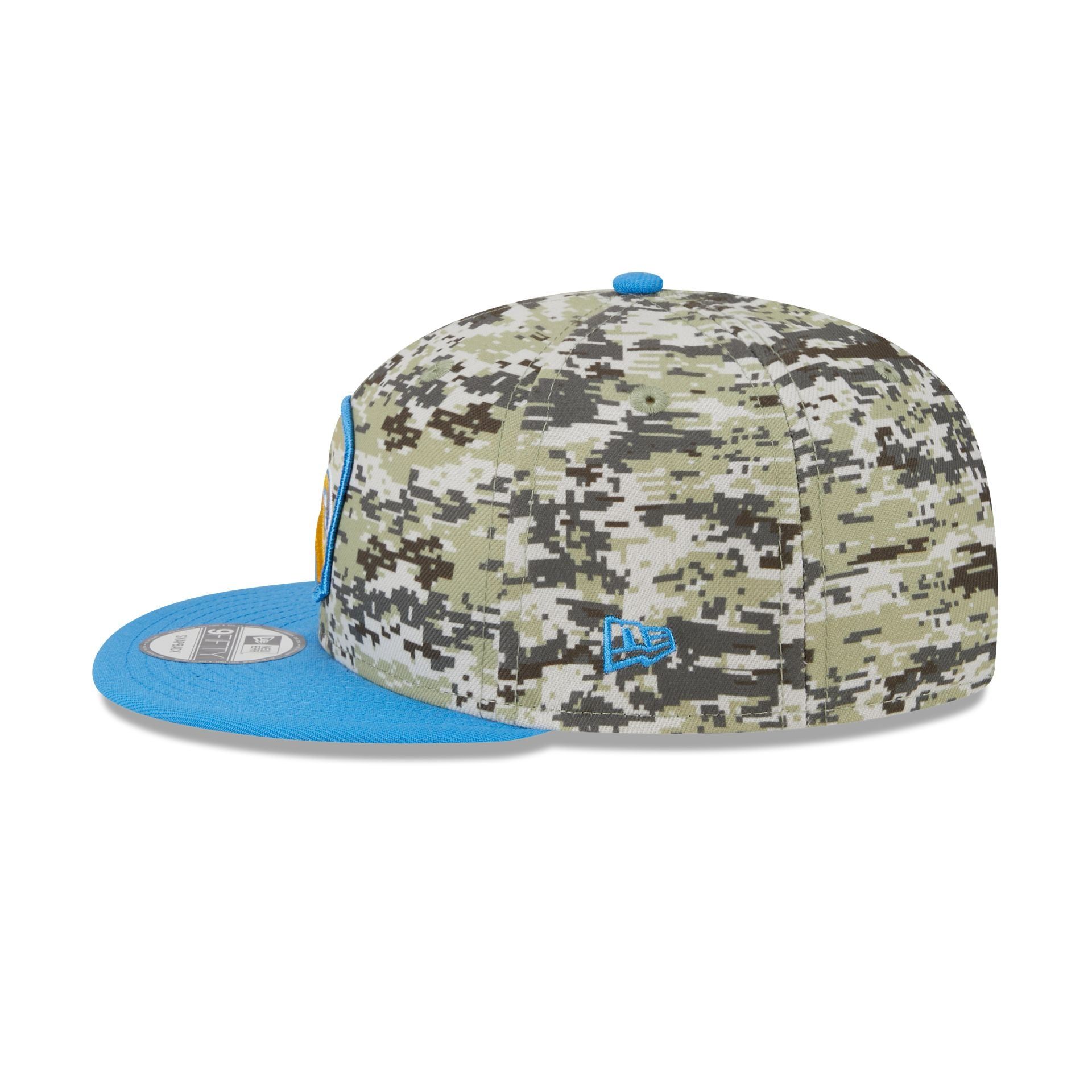 Los Angeles Chargers 2023 Salute to Service Camo 9FIFTY Snapback Hat sold by New Era product image thumbnail 5