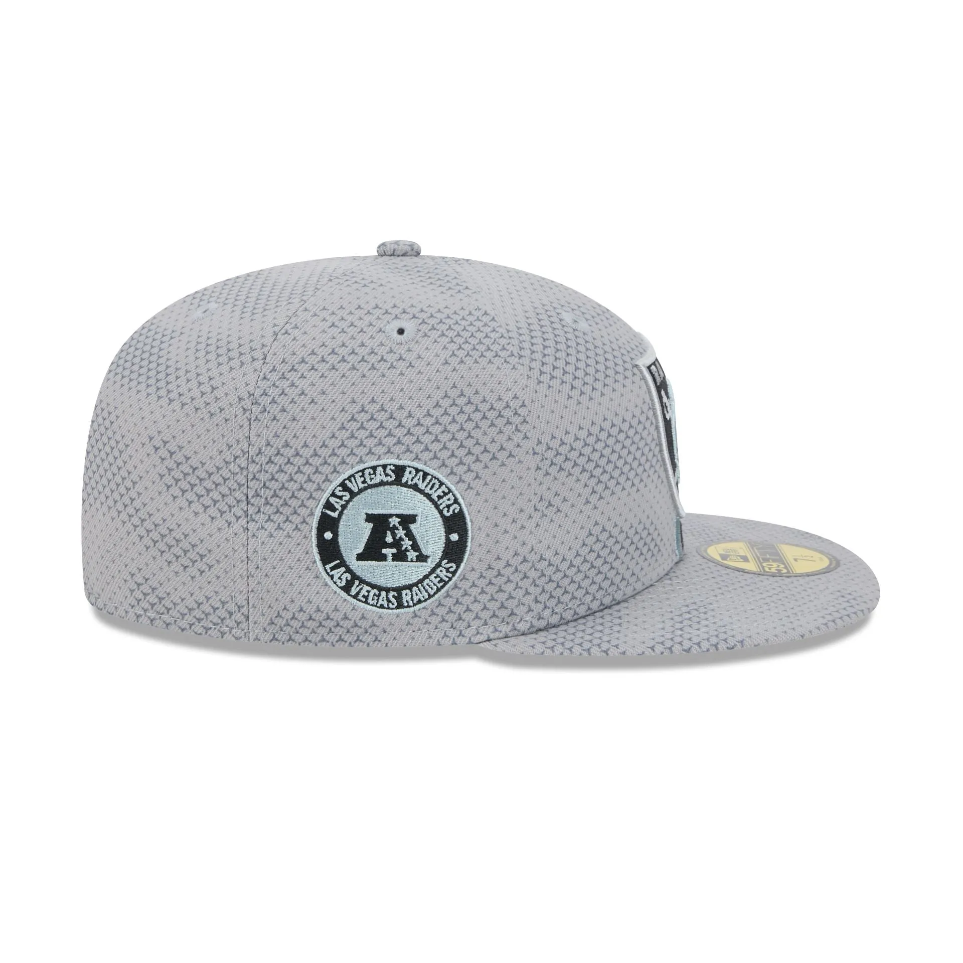 Las Vegas Raiders 2024 Sideline Gray 59FIFTY Fitted Hat sold by New Era product image thumbnail 4