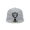 Las Vegas Raiders 2024 Sideline Gray 59FIFTY Fitted Hat sold by New Era