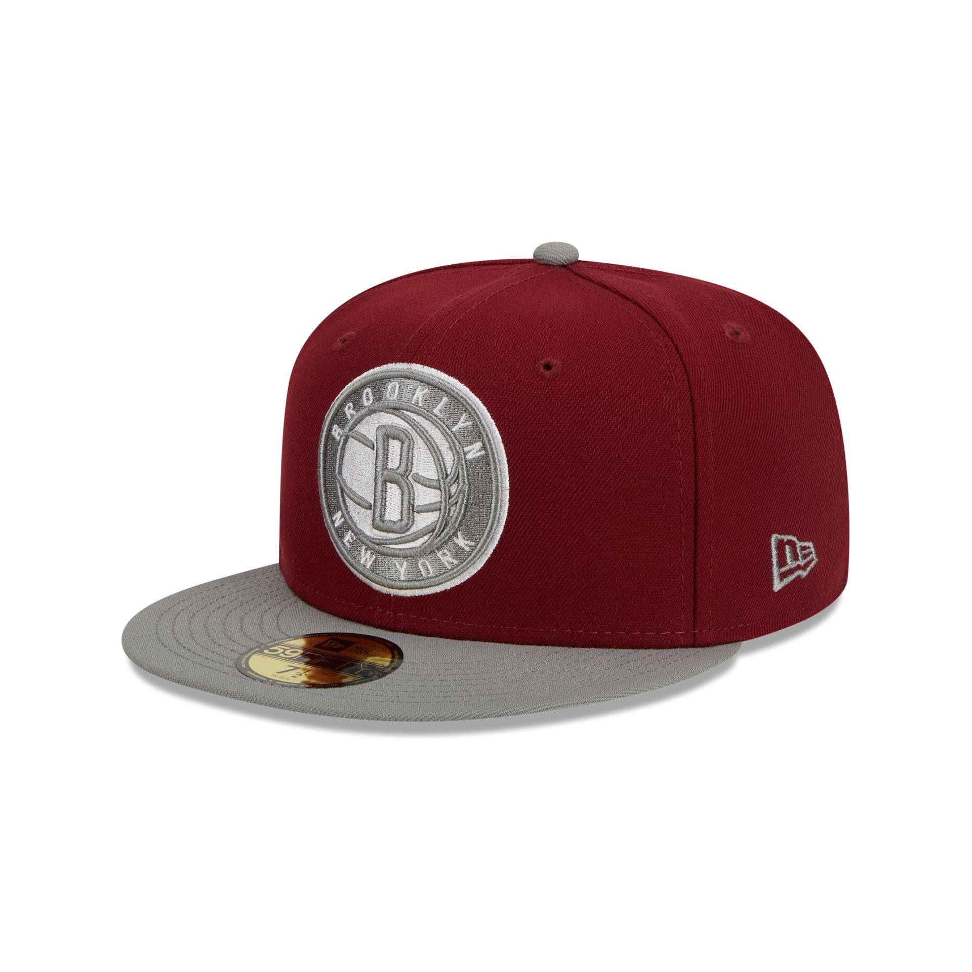 Brooklyn Nets Color Pack Red 59FIFTY Fitted Hat sold by New Era