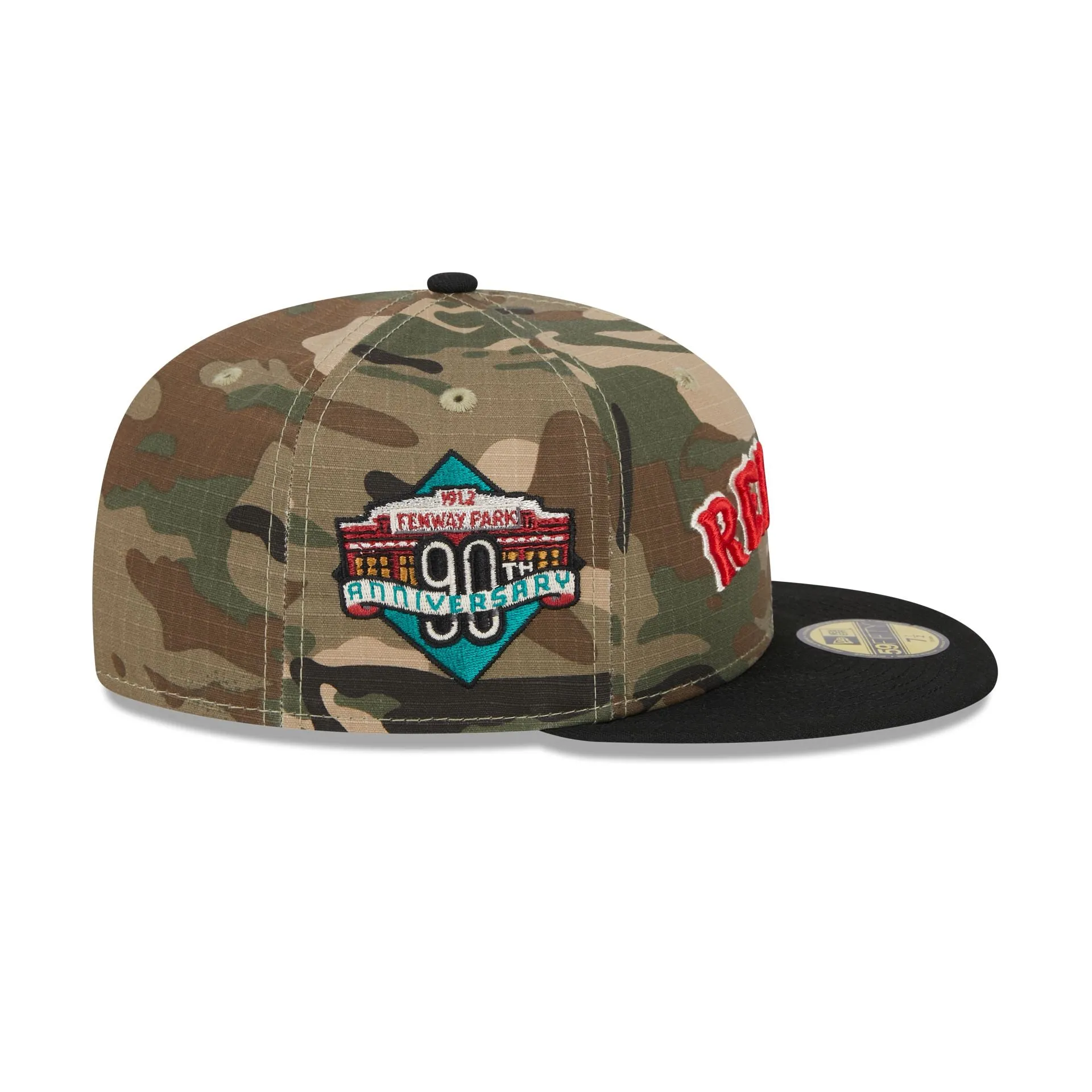 Boston Red Sox Camo Crown 59FIFTY Fitted Hat sold by New Era product image thumbnail 4