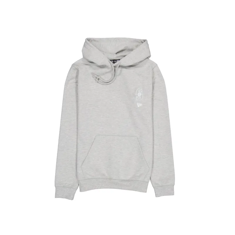 Seattle Mariners Logo Essentials Tonal Gray Hoodie sold by New Era