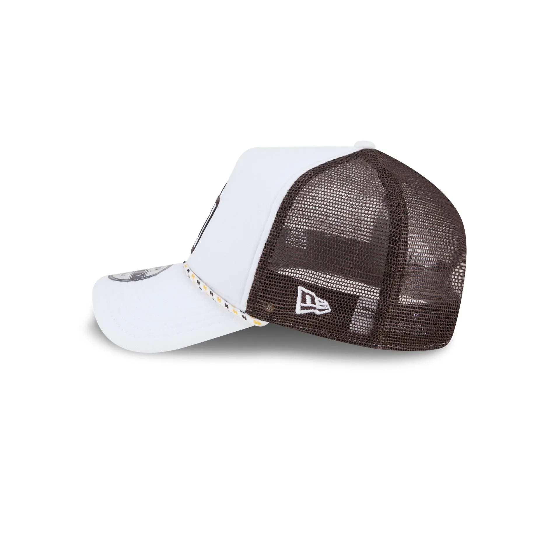San Diego Padres Court Sport 9FORTY A-Frame Trucker Hat sold by New Era product image thumbnail 5