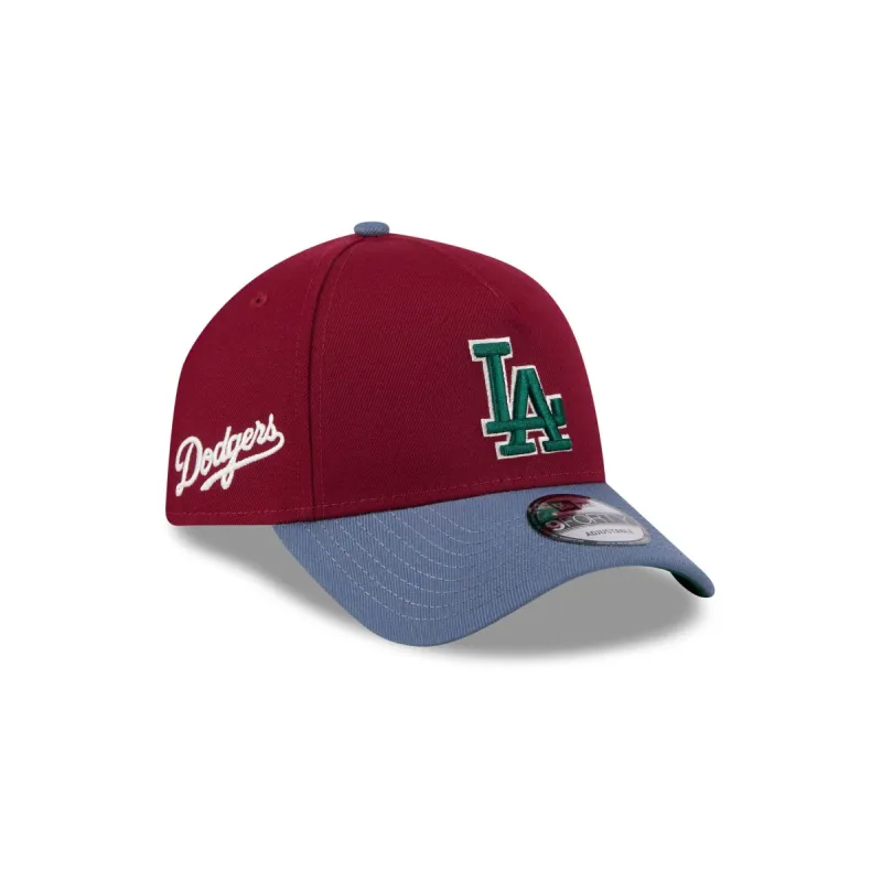 Los Angeles Dodgers Cherry 9FORTY A-Frame Snapback Hat sold by New Era