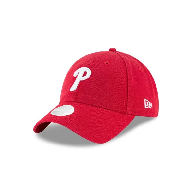 Philadelphia Phillies Women's Core Classic Red 9TWENTY Adjustable Hat sold by New Era