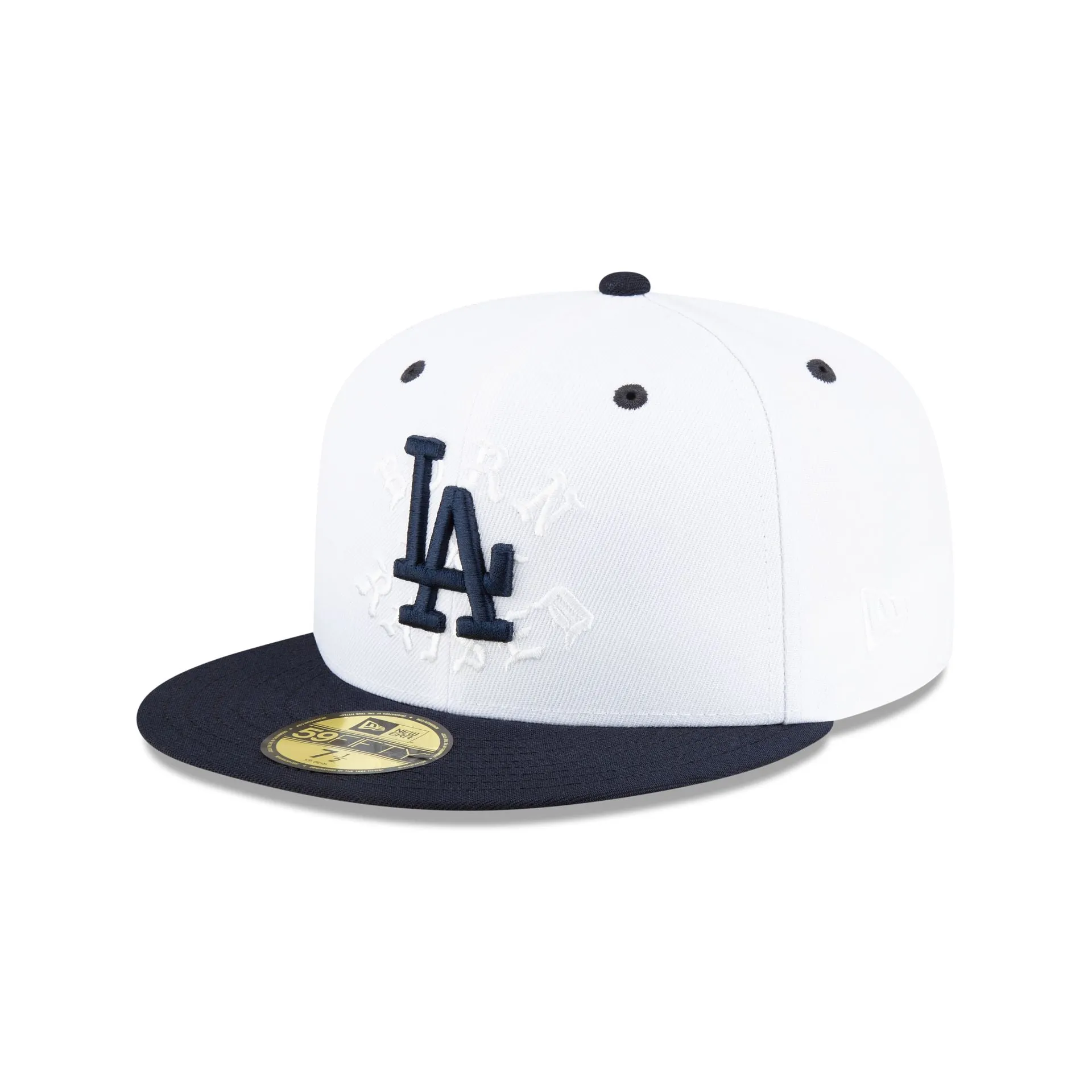 Born X Raised Los Angeles Dodgers White 59FIFTY Fitted Hat sold by New Era product image thumbnail 3
