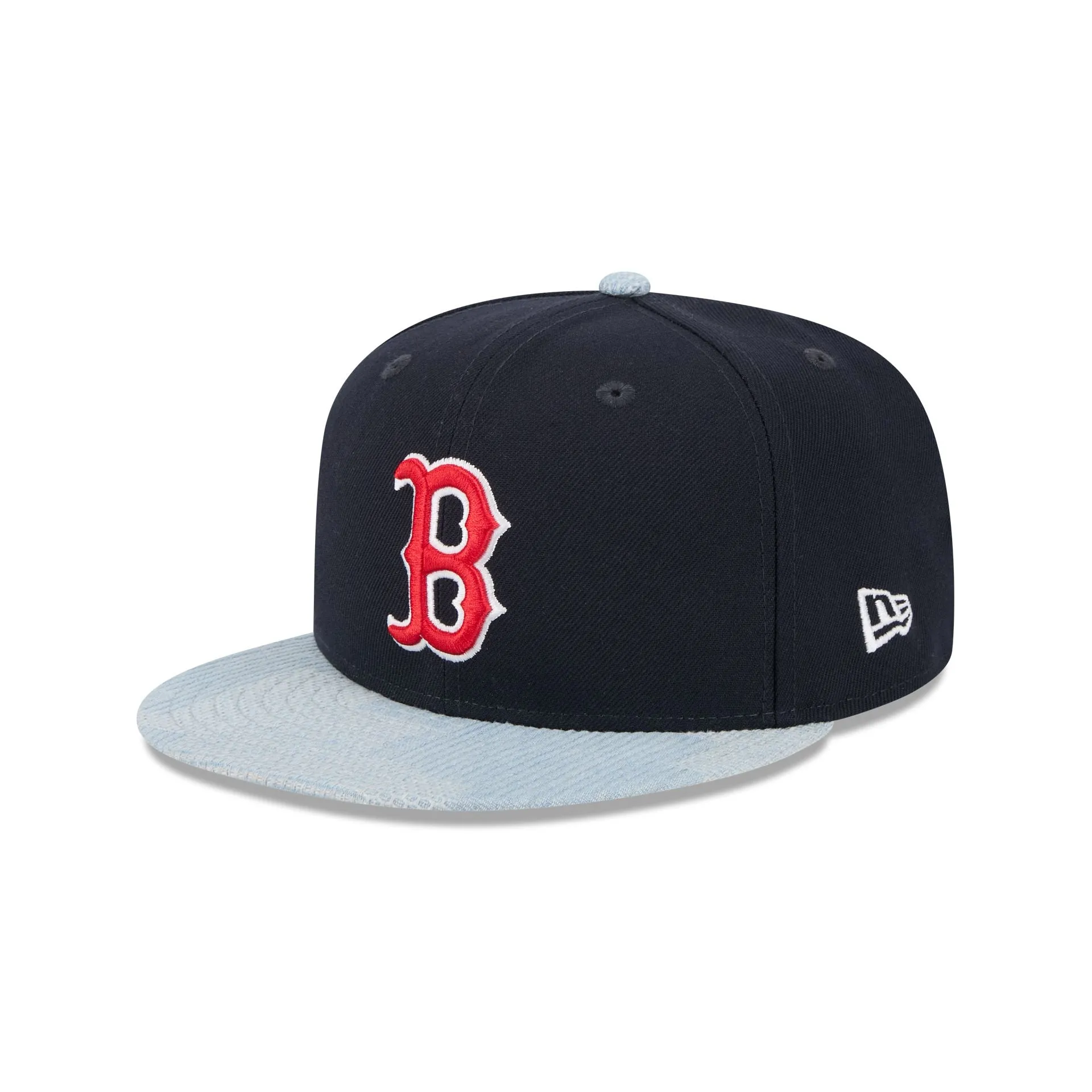 Boston Red Sox Patch Denim 59FIFTY Fitted Hat sold by New Era