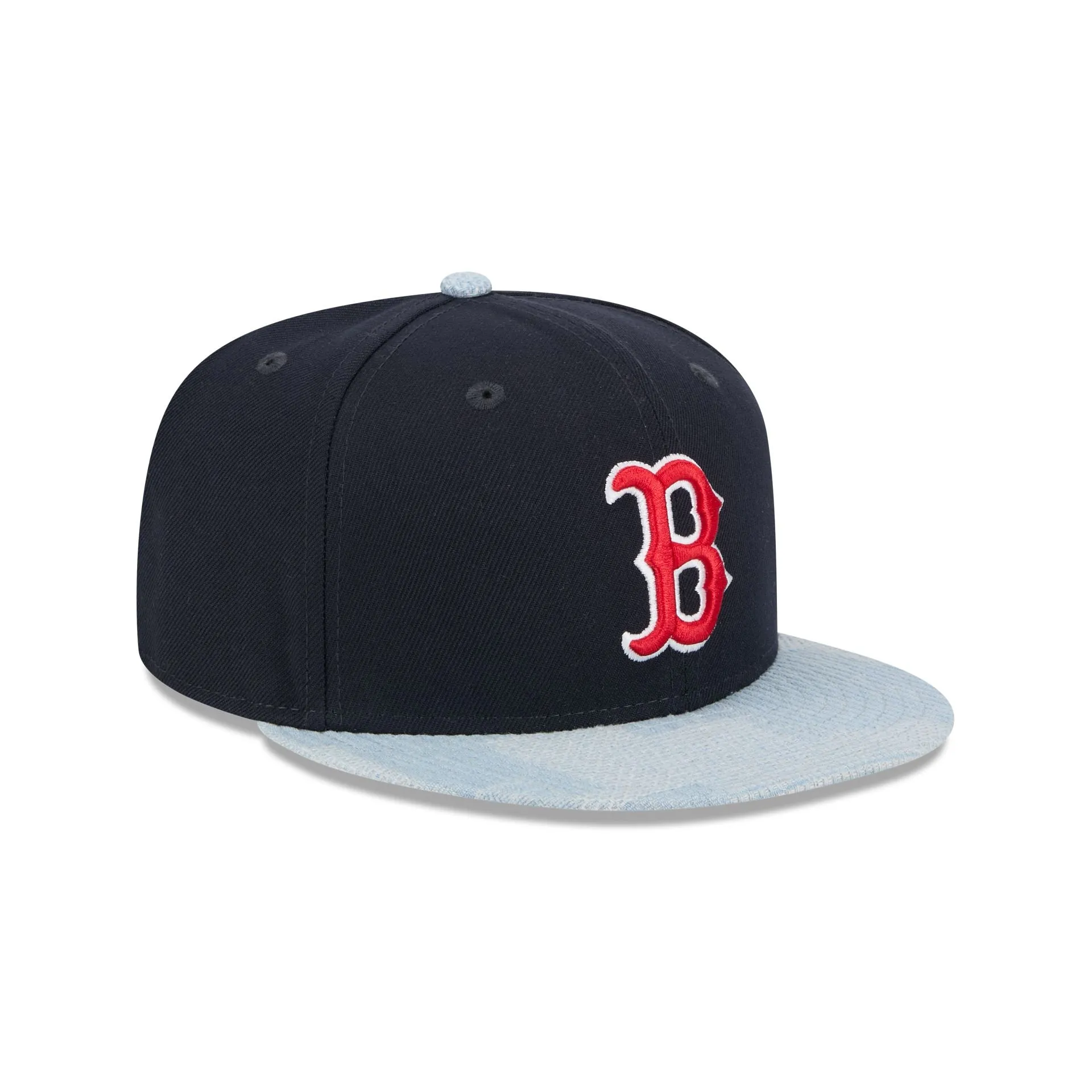Boston Red Sox Patch Denim 59FIFTY Fitted Hat sold by New Era product image thumbnail 3